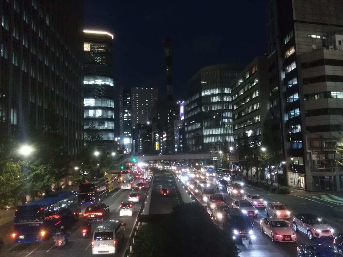 Fot 2. Materiał własny | Tokio wieczorem